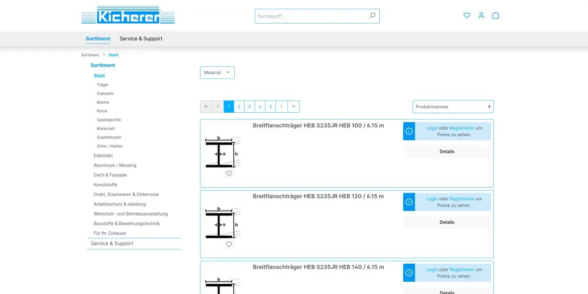 Kicherer Webshop